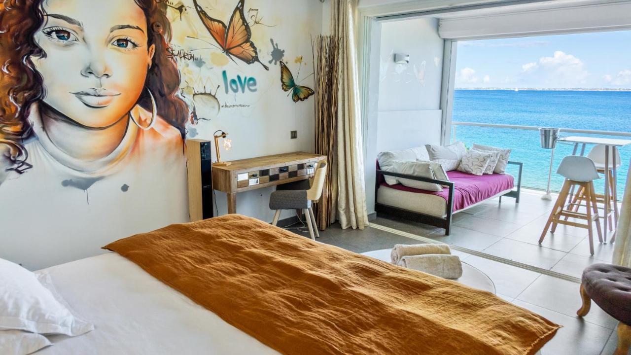 Official Page "Residence Bleu Marine" - Sea View Apartments & Studios - Saint-Martin French Side Grand Case Exteriér fotografie