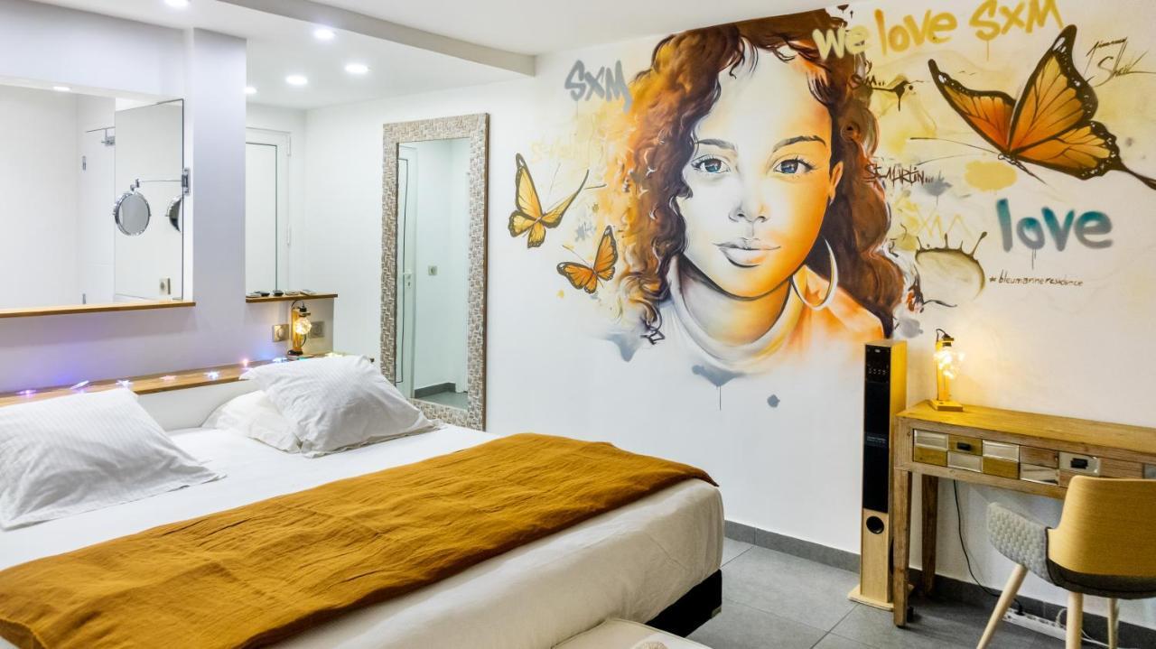 Official Page "Residence Bleu Marine" - Sea View Apartments & Studios - Saint-Martin French Side Grand Case Exteriér fotografie