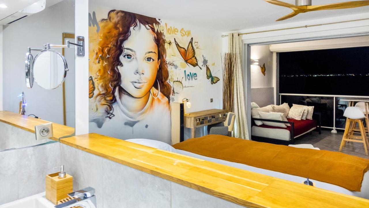 Official Page "Residence Bleu Marine" - Sea View Apartments & Studios - Saint-Martin French Side Grand Case Exteriér fotografie