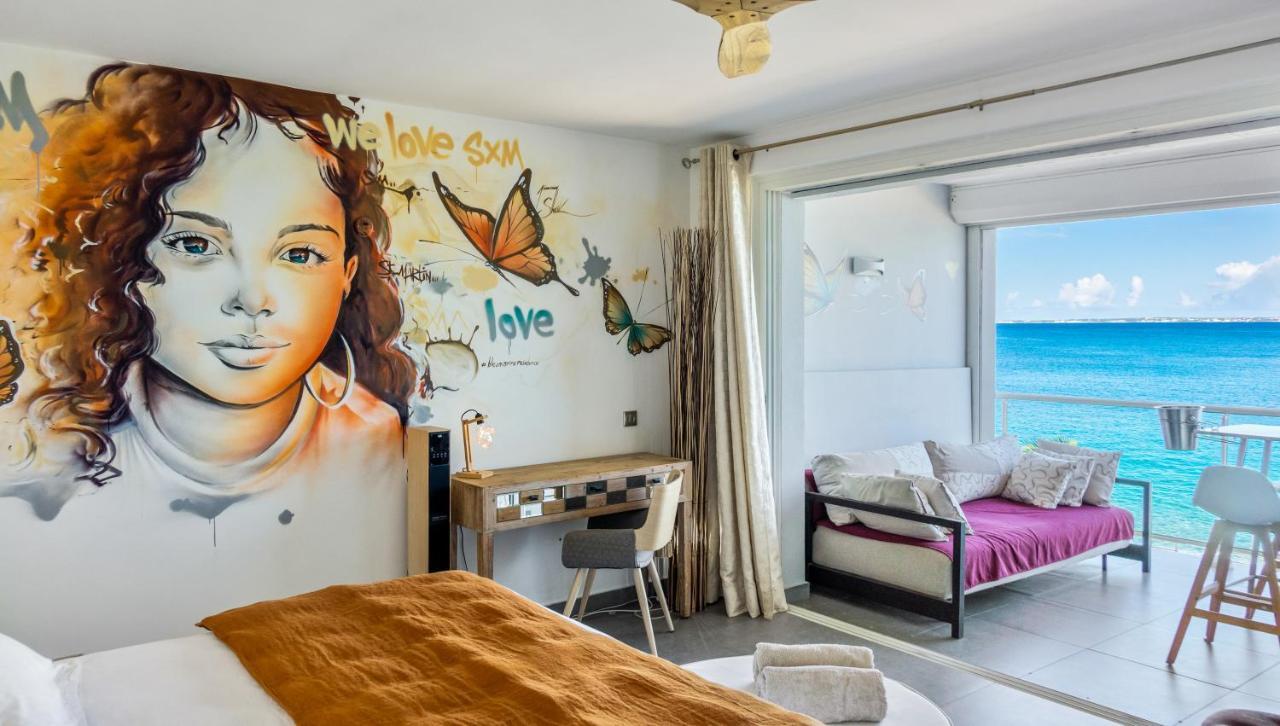 Official Page "Residence Bleu Marine" - Sea View Apartments & Studios - Saint-Martin French Side Grand Case Exteriér fotografie