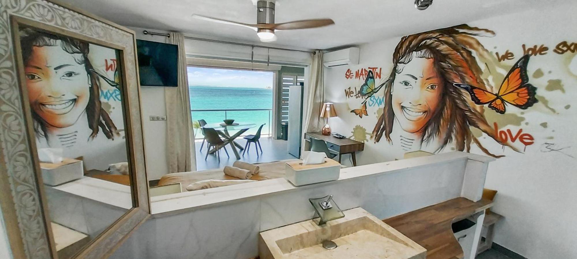 Official Page "Residence Bleu Marine" - Sea View Apartments & Studios - Saint-Martin French Side Grand Case Exteriér fotografie