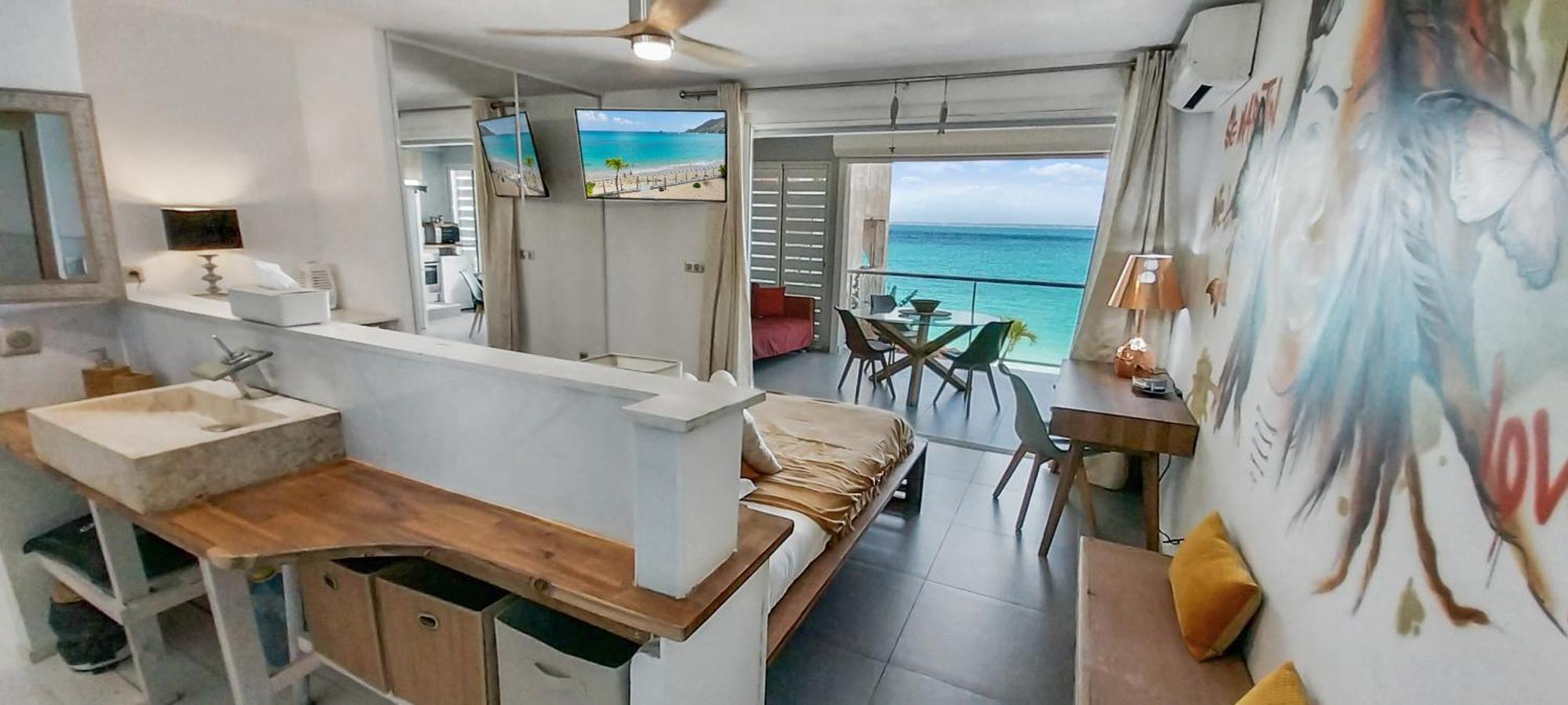 Official Page "Residence Bleu Marine" - Sea View Apartments & Studios - Saint-Martin French Side Grand Case Exteriér fotografie