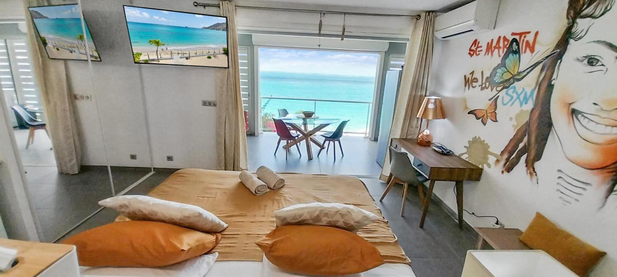 Official Page "Residence Bleu Marine" - Sea View Apartments & Studios - Saint-Martin French Side Grand Case Exteriér fotografie